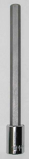 6mm 1/2" Dr. Metric Hex Bit Socket - Long Length (42L-06MMWR)