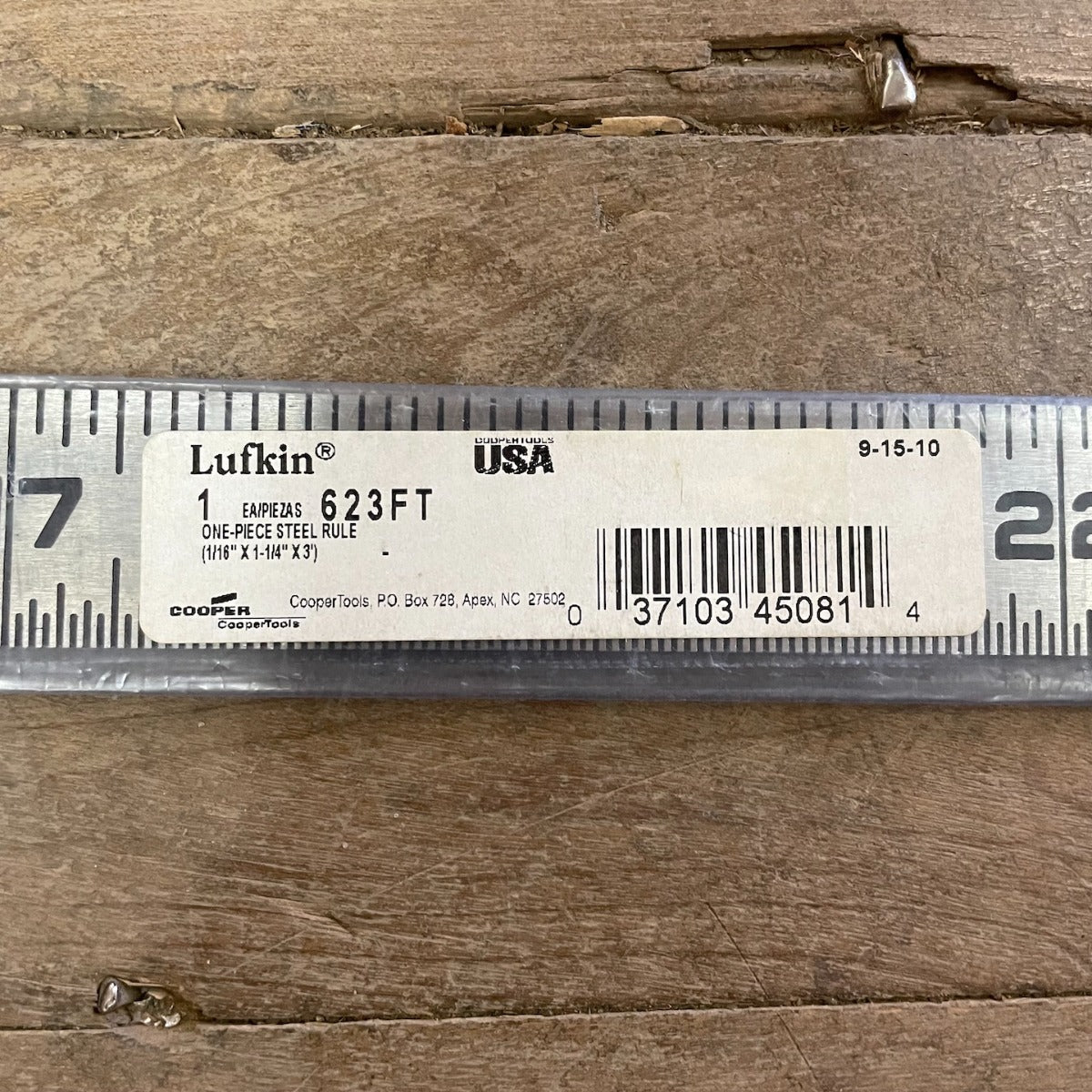 NOS Lufkin US Made Steel Rule 1/16" x 1 1/4" x 3' (623FT)