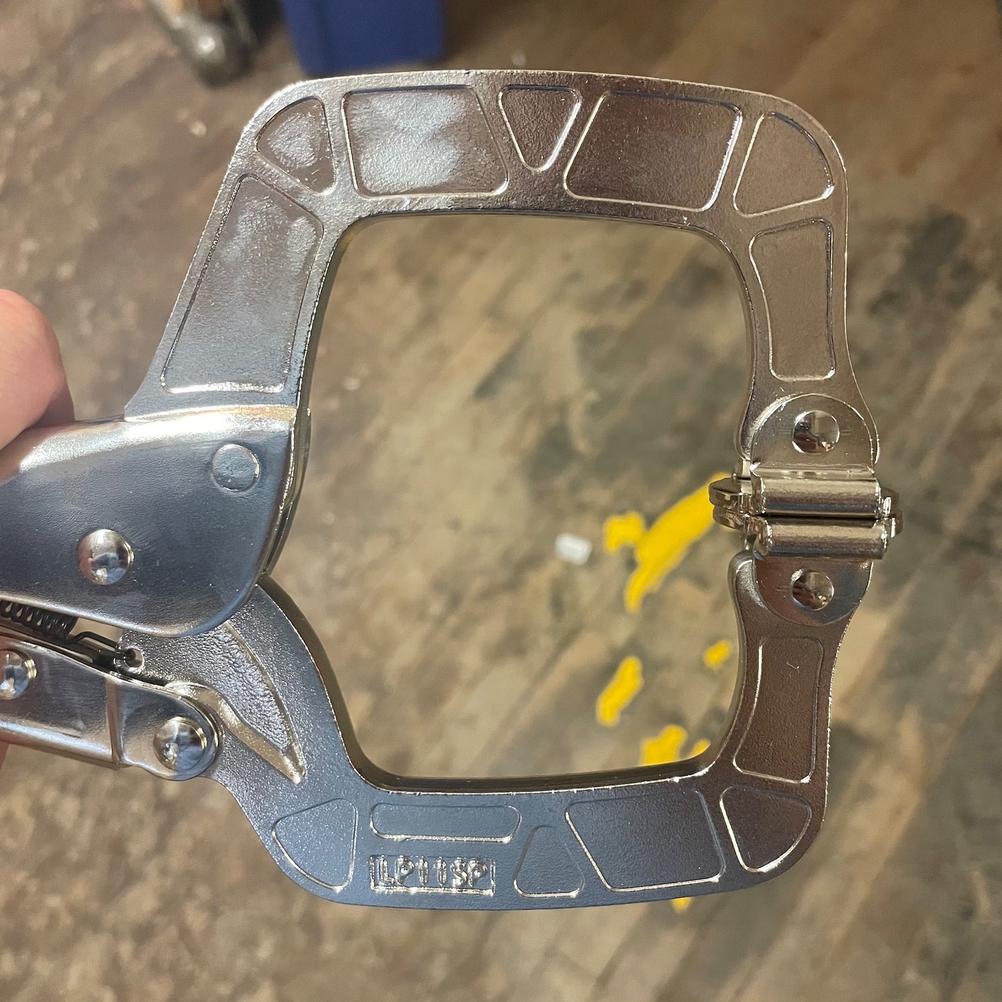 11" C-Clamp w/ Feet/Pads Eagle Grip Malco Locking Pliers (LP11SP)