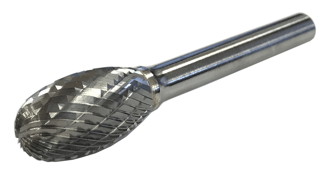 MasterCut SE-3DC Egg Shape Rotary Carbide Burr 3/8" O.D. (SE-3DC)