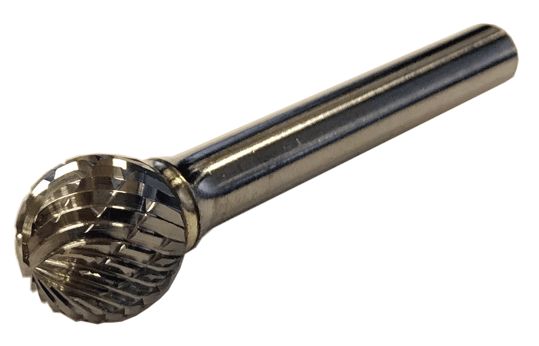 MasterCut SD-1DC Ball Shape Rotary Carbide Burr 1/4" O.D.  (SD-1DC)