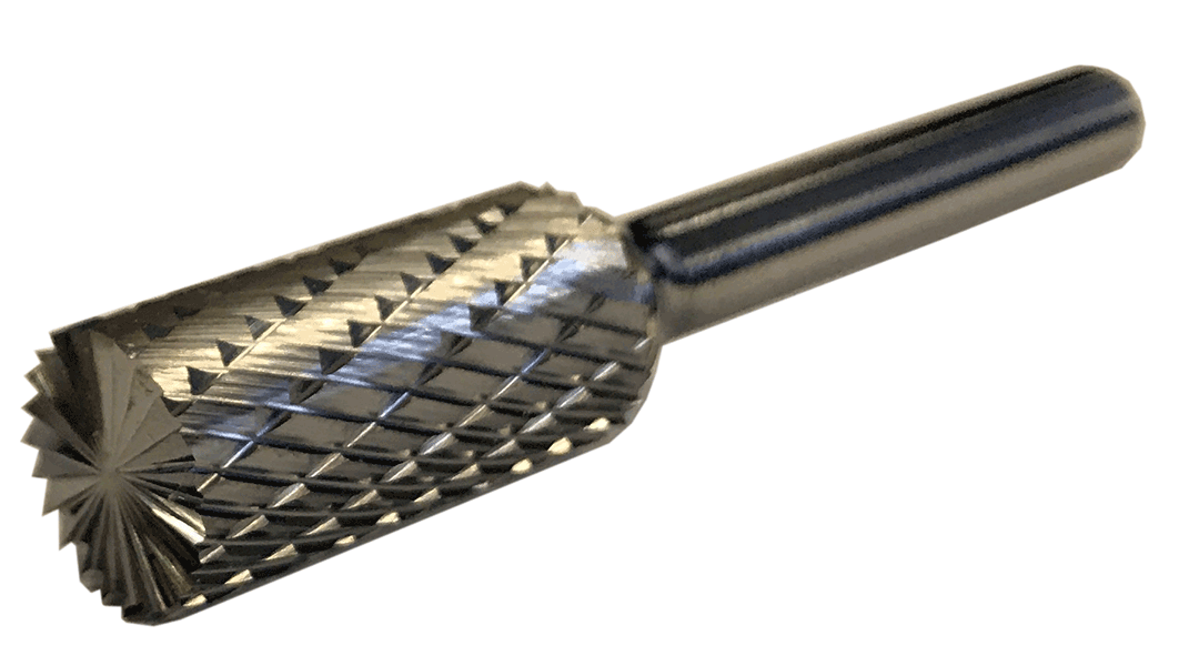 MasterCut SB-3DC Cylindrical End Cut Rotary Carbide Burr 3/8" O.D. (SB-3DC)