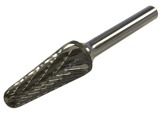 MasterCut SL-1DC Radius Cone Rotary Carbide Burr 1/4" O.D. (SL-1DC)