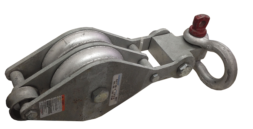 Crosby McKissick 8" Double Sheave Galvinized Snatch Block (692717)