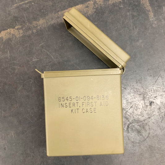 First Aid Kit Case Insert NO CLOSING LATCH 6545-01-094-6136 (Used) (FIRST-AID)