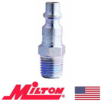 Milton Air Quick Coupler Nipple 1/4  MNPT #727 (727)