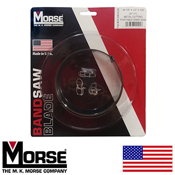 44 7/8" x 1/2" x .020 M.K. Morse Portaband Blade 24 TPI (ZCWEAD24)