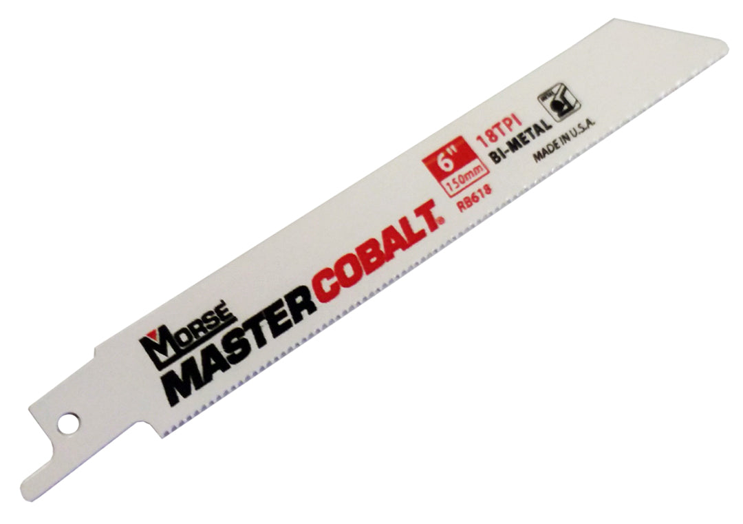 6" 18 TPI Bi-Metal Master Cobalt MK Morse Recipro Blade (400428)