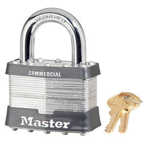 MasterLock #15D  2-1/2" Wide Laminated Steel Pin Tumbler Padlock (15D)