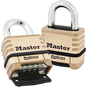 2-1/4in (57mm) Wide ProSeries?« Brass Resettable Combination Padlock (1175)