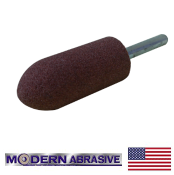 Modern Abrasive Large Bullet Style Med./Hard Mounted Stone A11 (A-11)