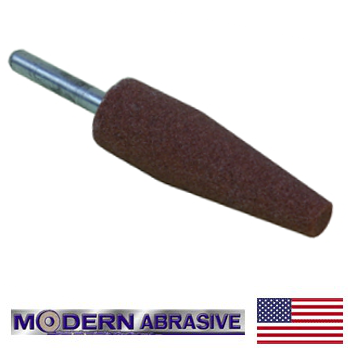 Modern Abrasive Truncated Cone Med./Hard Mounted Stone A1 (A-1)