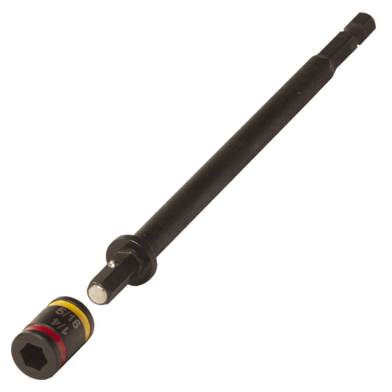 6" C-RHEX Cleanable, Reversible Magnetic Hex Drivers (1/4 / 5/16)  (MSHXLC)