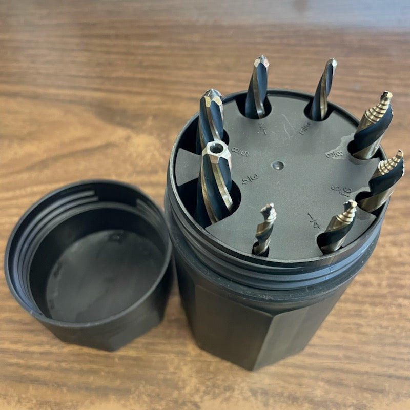 Norseman 8pc Vortex Drill bit & Reamer set (VT&R-8P) (82340)