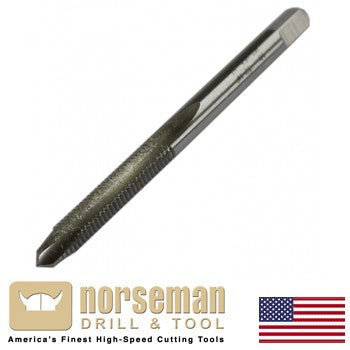Norseman 1/4-28 NF High Speed Steel Spiral Point Plug Tap (60331)