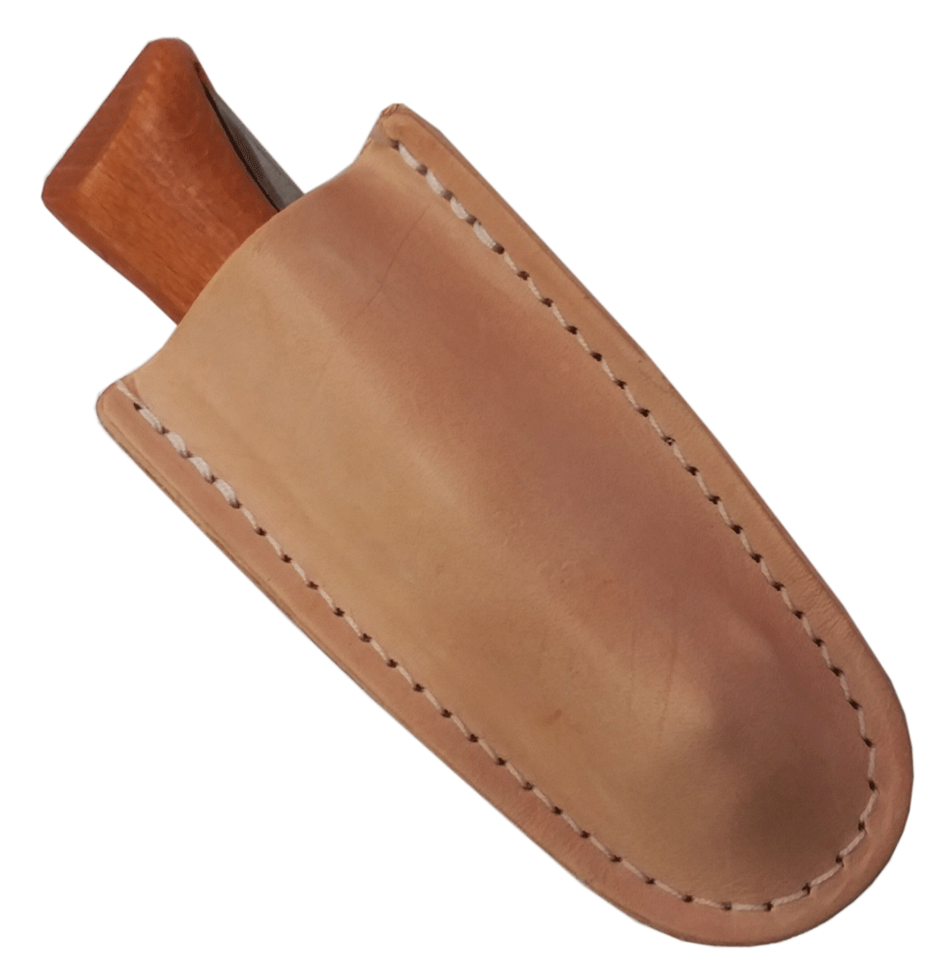 Top Grain Leather Knife Sheath for French Folding Knives #9, #10 and #12 (OP-2)