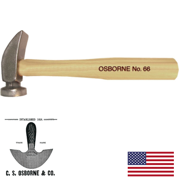 C.S. Osborne No. 66 - Leather Working Hammer  (66-O)