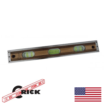 18" Stainless Steel Bound Crick Level (18010)