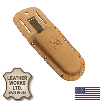 US Made Top Grain Leather Closed End Pliers / Pruner Holder (P50C)