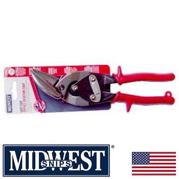 Midwest Left Cut Offset Aviation Snips (MWT-6510L)
