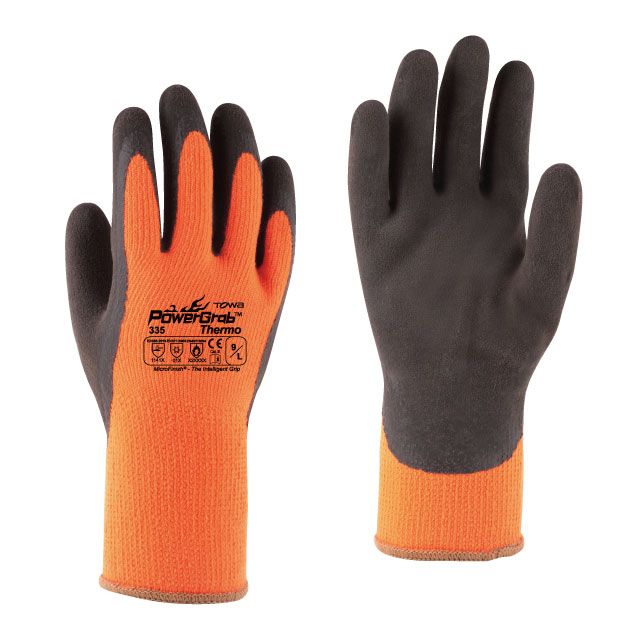 Portwest A140 Thermal Orange/Black Gloves