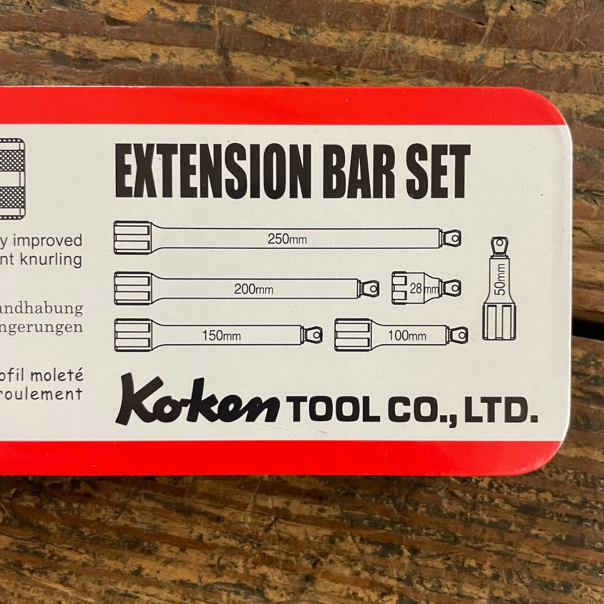 Koken 1/4" Drive Wobble/Fix 6 Piece Extension Set (PK2763/6)