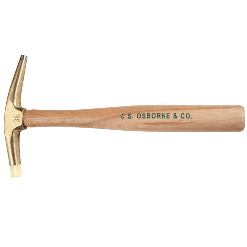 C.S. Osborne Magnetic Bronze Tack Hammer w/ Nylon Tip (No.36)
