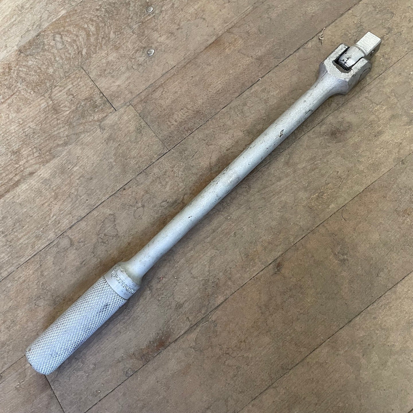 NOS WWII Era 12" Plomb 1/2" Drive Breaker Bar - Stamping on handle collar (WF-37)