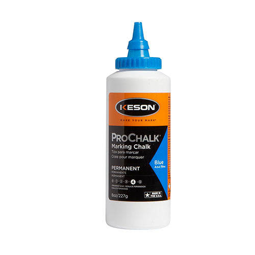 Keson 8oz Permanent Blue Marking Chalk (Level 4) (PM8BLUE)