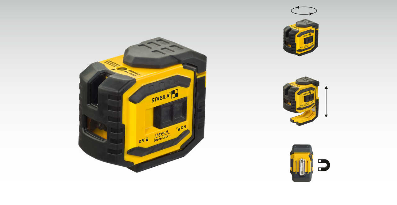 Stabila LAX 300G Cross Line Plus Plumb Point Laser