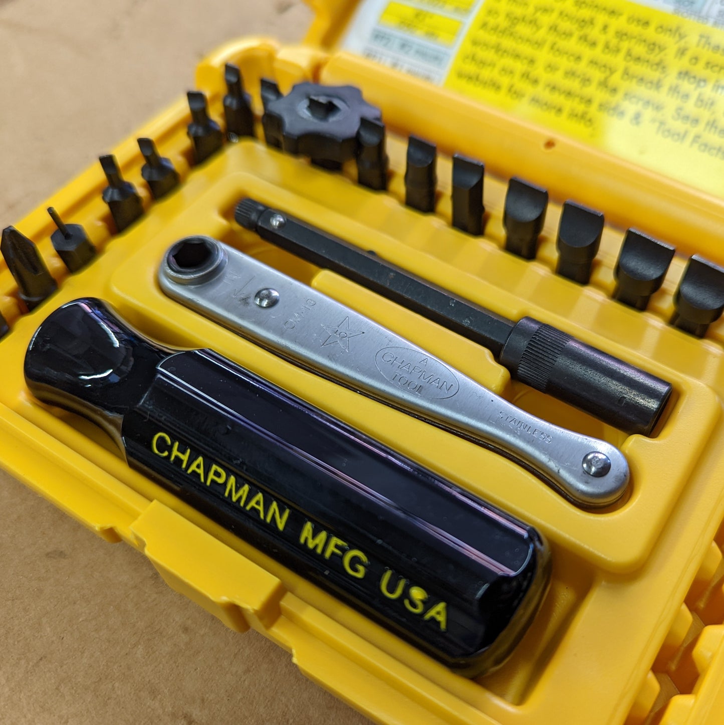 Chapman Starter Slotted Screwdriver Set for Small Machines (9600)
