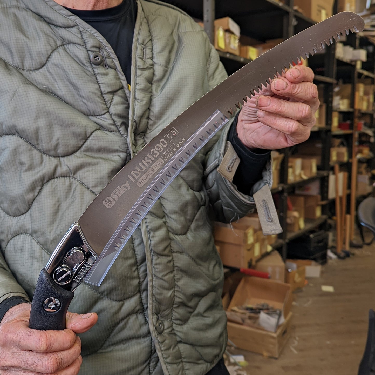 Silky Ibuki 16" (390mm) Curved Saw w/ Scabbard (275-39)
