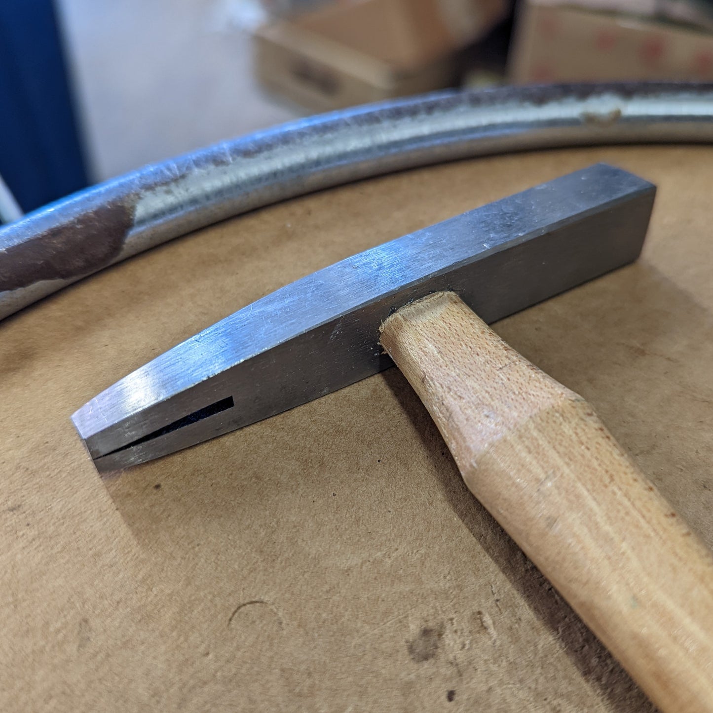 C.S. Osborne Square-Faced Magnetic Tack Hammer (1066-D)