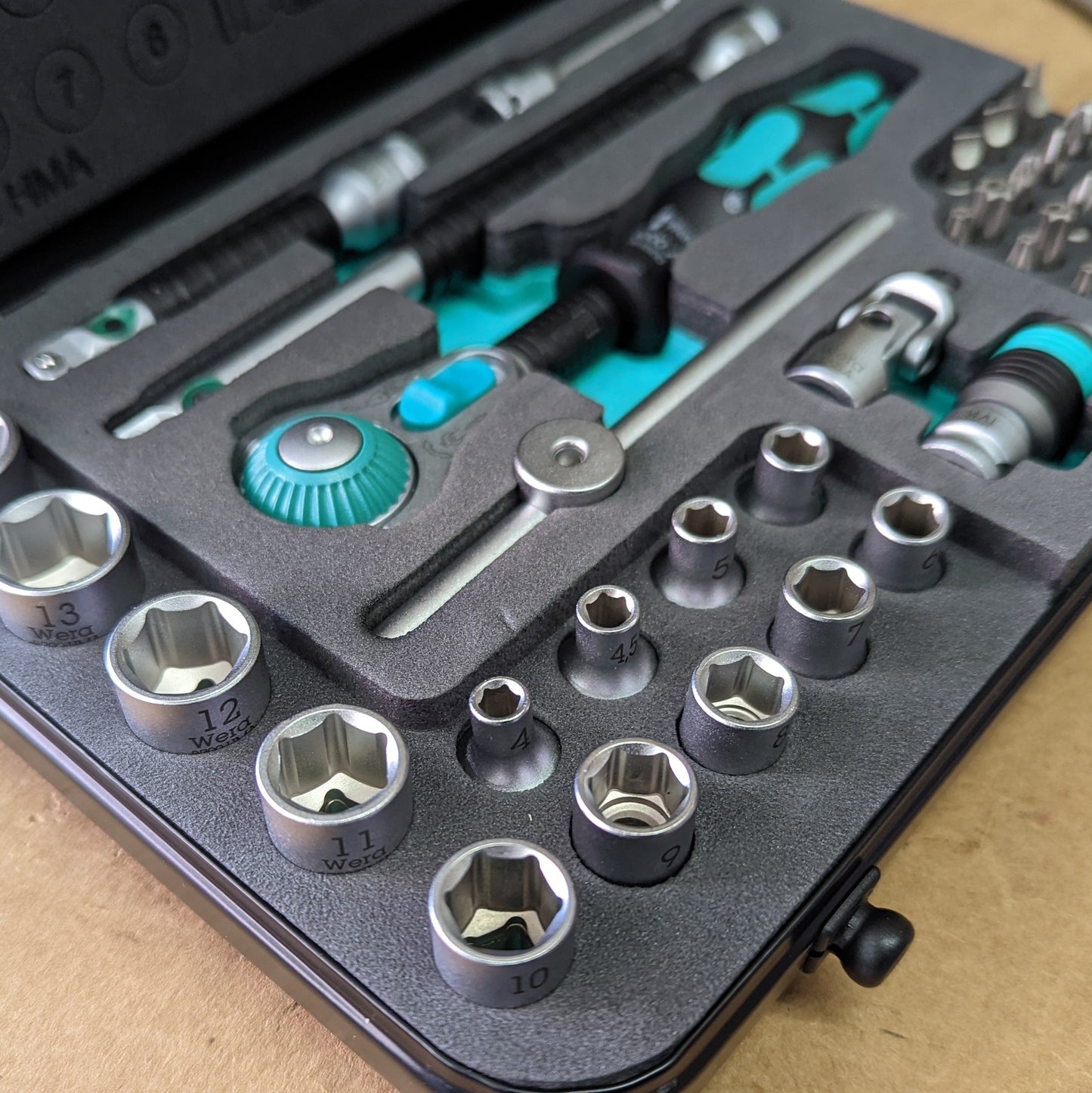 Wera 42-Piece 8100 Metric Zyklop Speed Ratchet Set, 1/4" drive (121103) (05003533001)