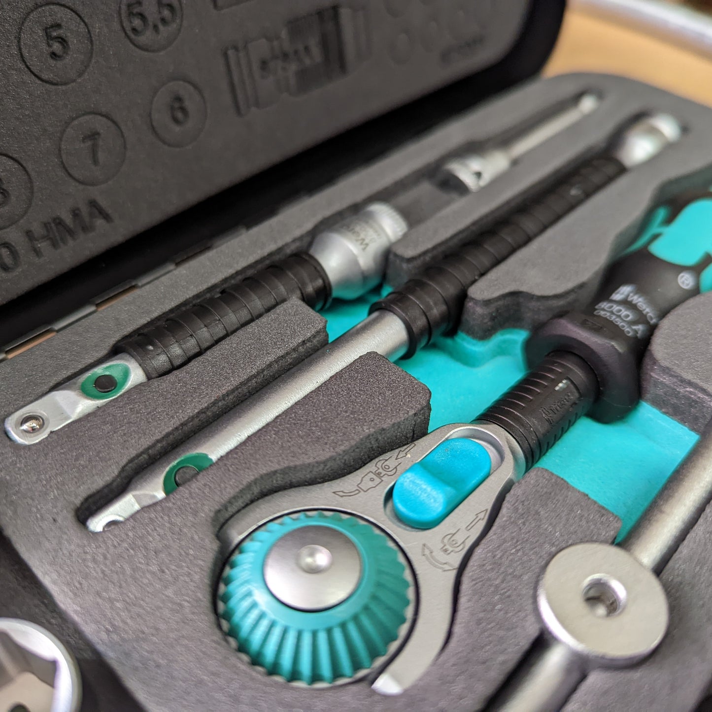 Wera 42-Piece 8100 Metric Zyklop Speed Ratchet Set, 1/4" drive (121103) (05003533001)