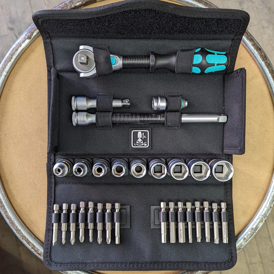 Wera 8100 Imperial 29-Piece Zyklop Speed Ratchet Set, 3/8" drive (173980) (05004049001)