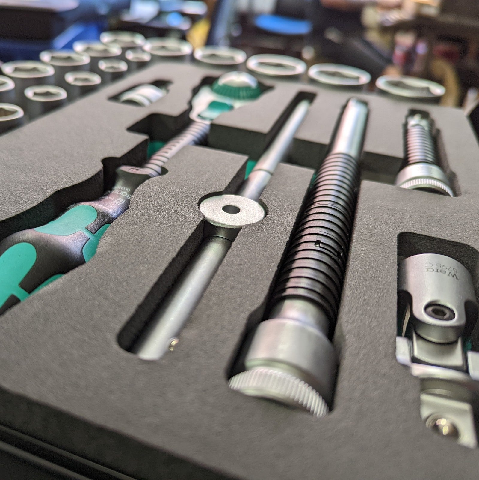 Wera 8100 38-Piece Imperial Zyklop Speed Ratchet Set, 1/2