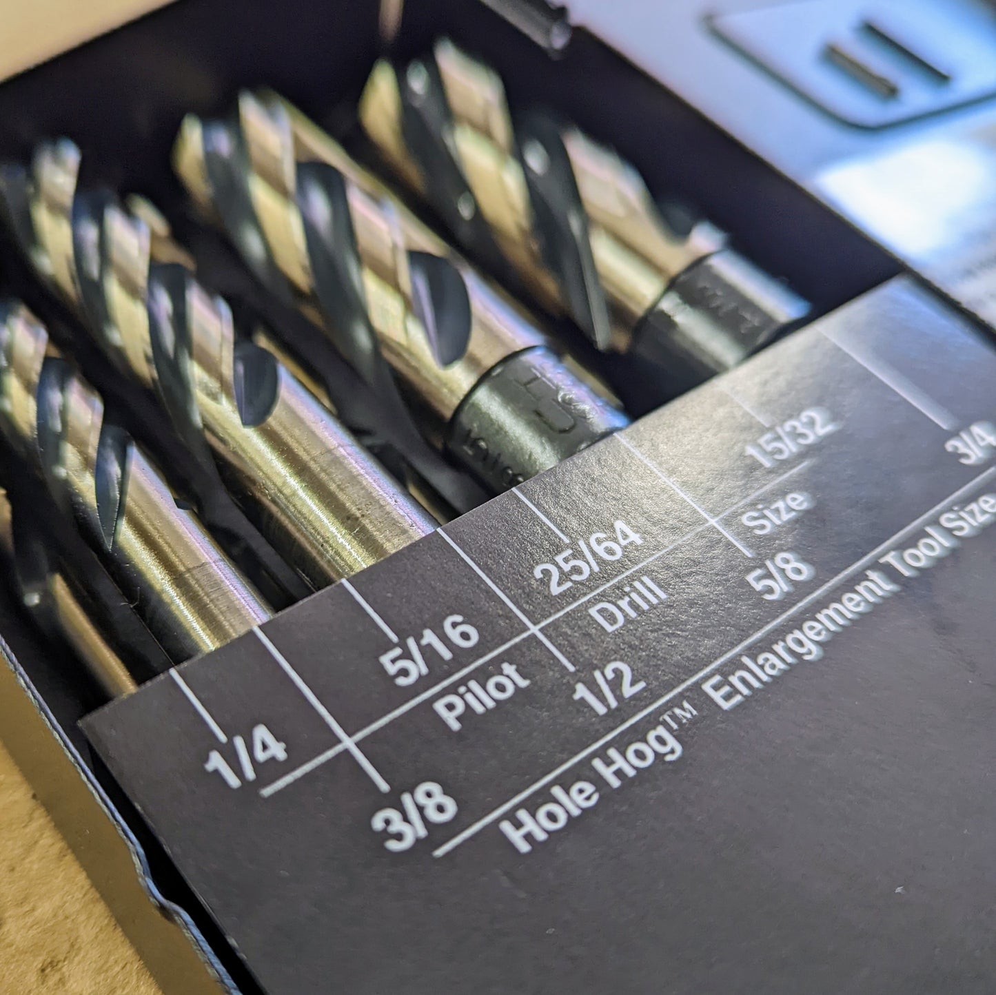 Norseman 8-pc Hole Hog Drill Bit Set Type 134-AG (SP-8HH) (38880)