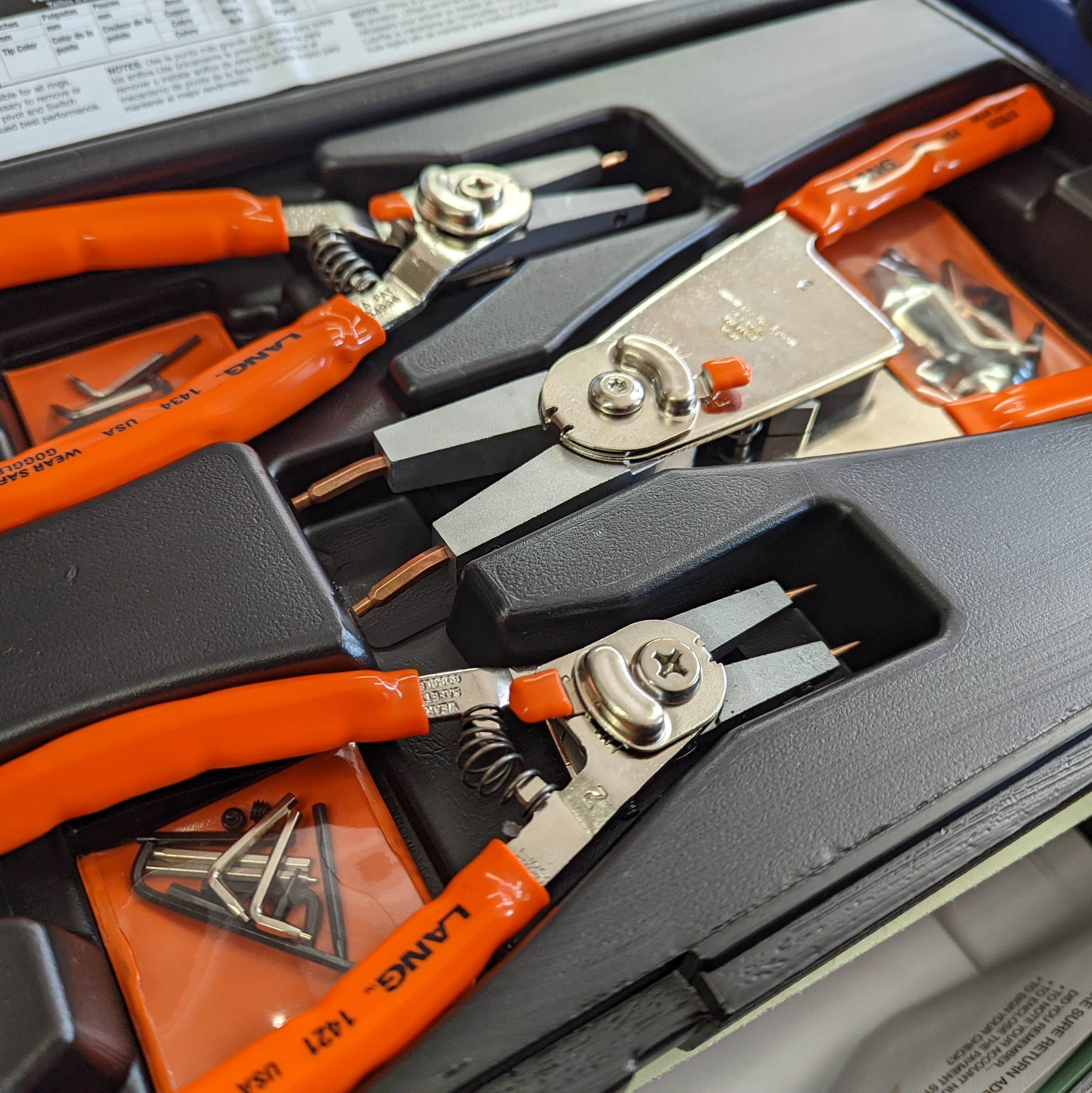 Lang 3-Piece Retaining Ring Pliers Set (1465) – Harry J. Epstein Co.