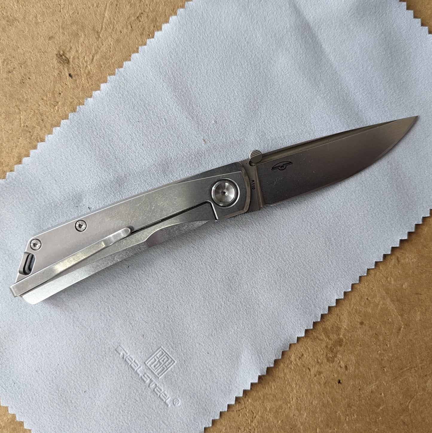 Real Steel 7082 Luna Eco Framelock SW Knife (RS7082)