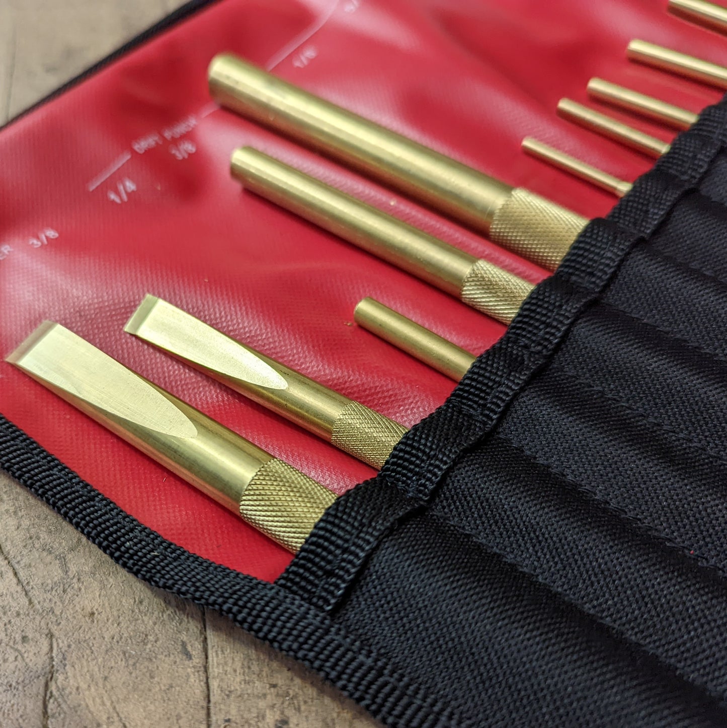 Mayhew 12pc Brass Punch & Scraper Set (67012)