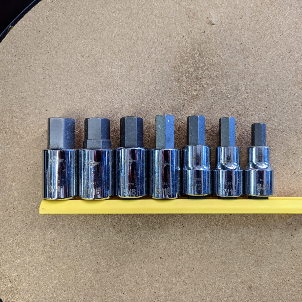 Mayhew 7pc SAE Hex Socket-Bit Set (16018)