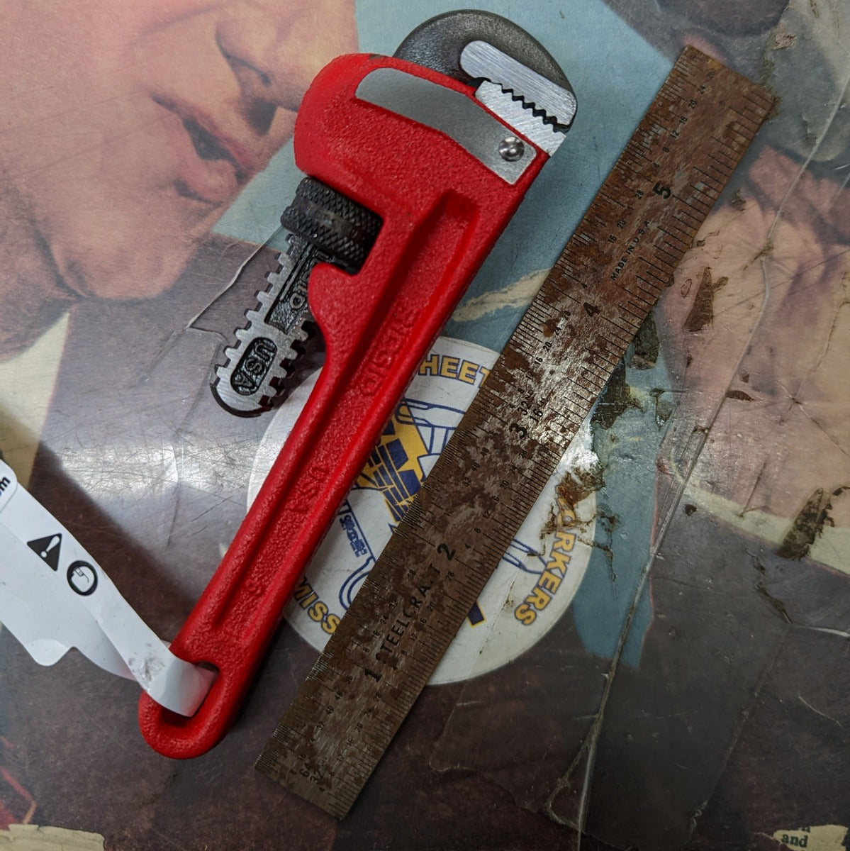 Supreme ridgid pipe wrench sales