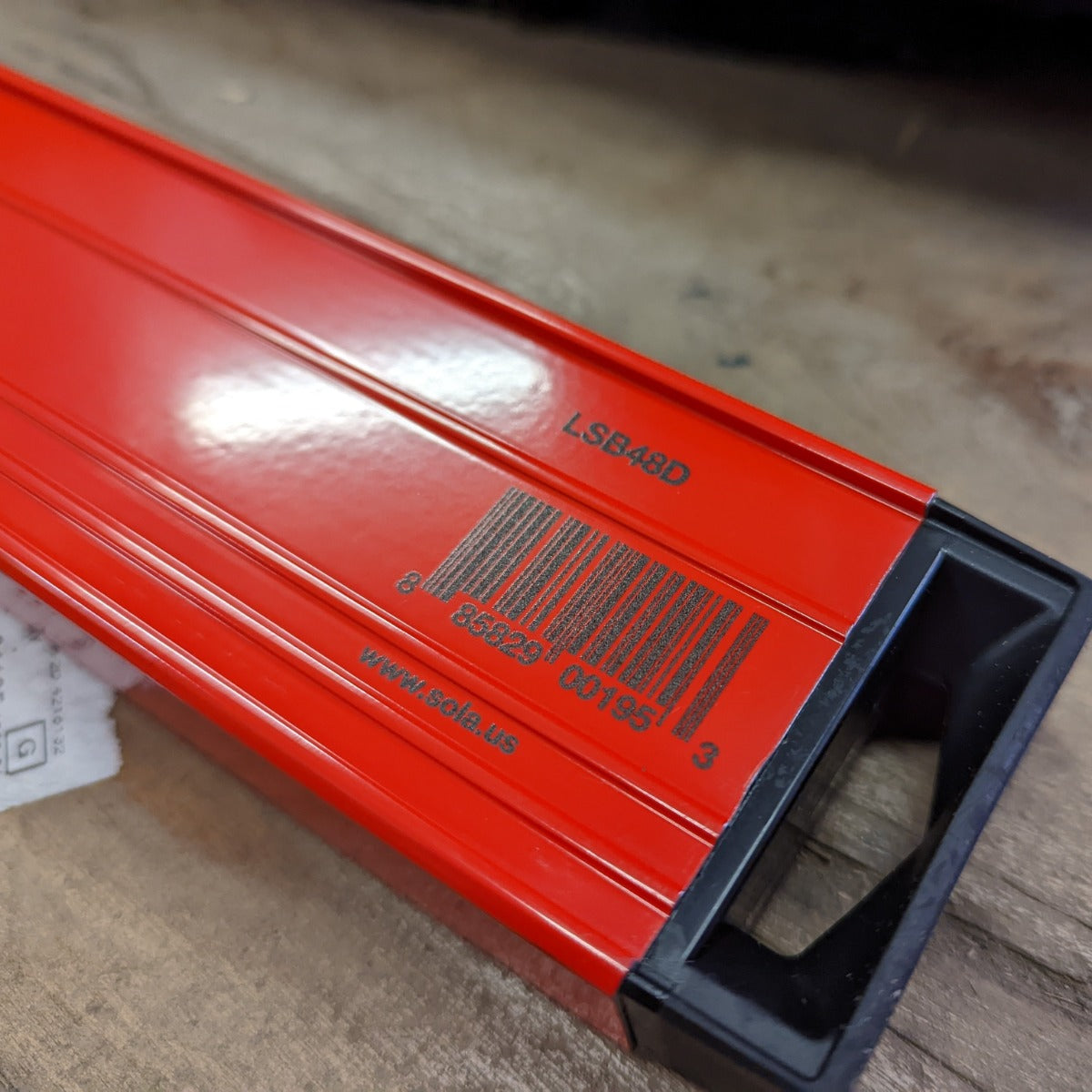 Big Red SOLA DIGITAL 48" Box Beam Level w/ Bluetooth (LSB48D)