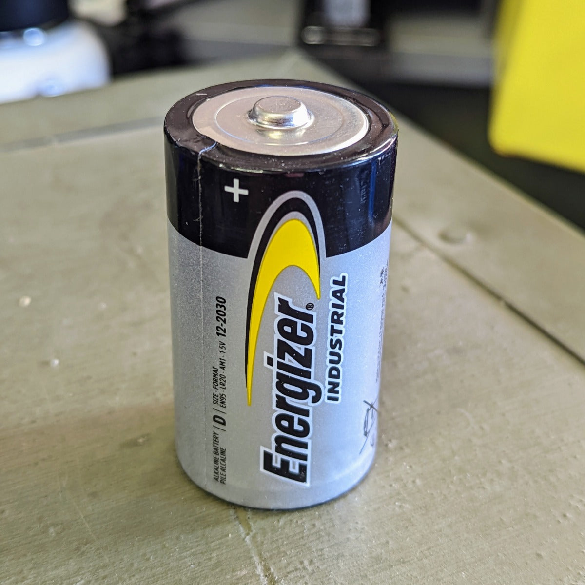 Energizer D Cell Industrial Battery - QTY 1 (EN95)