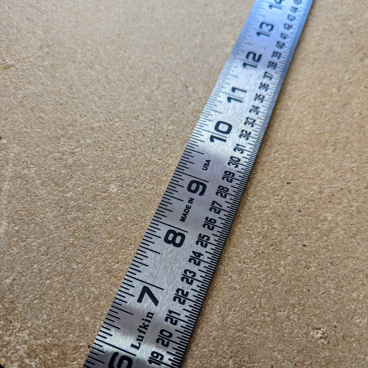NOS Lufkin US Made Steel Tinner's Circumference Rule 1/16" x 1 1/4" x 3' (953FT)