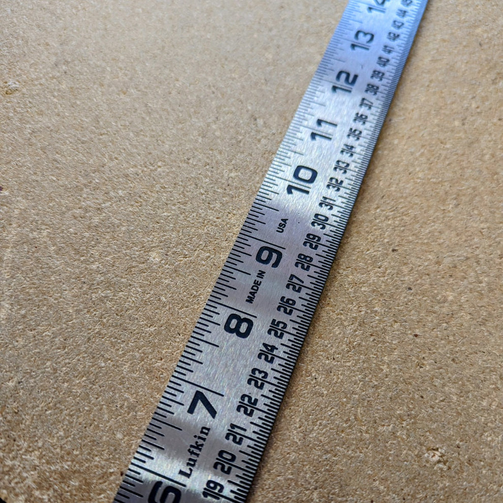 Tinner Ruler NOS Lufkin Steel Tinner's Circumference Rule (1/16