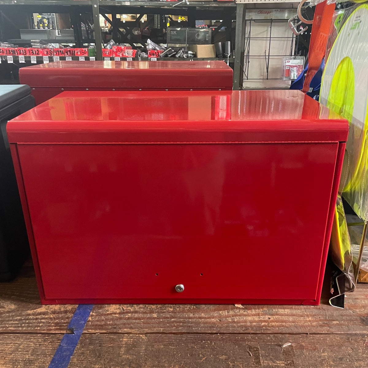 Valley 9 Drawer Red Metal Tool Box 26" x 15" x 17 1/2" (VALLEY-9)