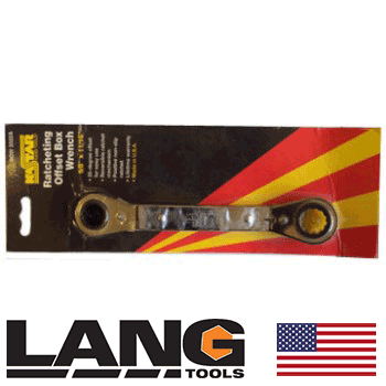 Lang 12-pt Offset Ratcheting Wrench (1/2" x 9/16") (ROW-1618DH)