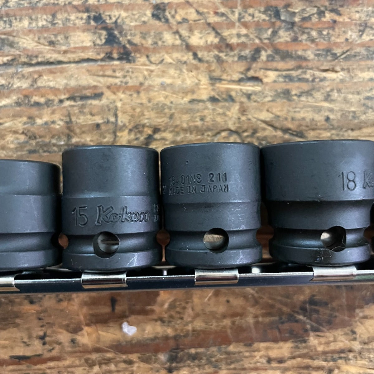 Koken 3/8" Dr. Thin wall Impact 8MM-19MM Socket Set (RS13401MS/11)